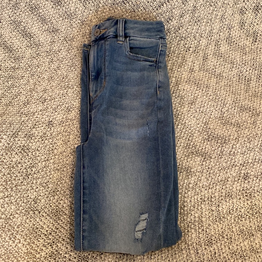 American Eagle US 0 short next level stretch curvy highest rise jegging